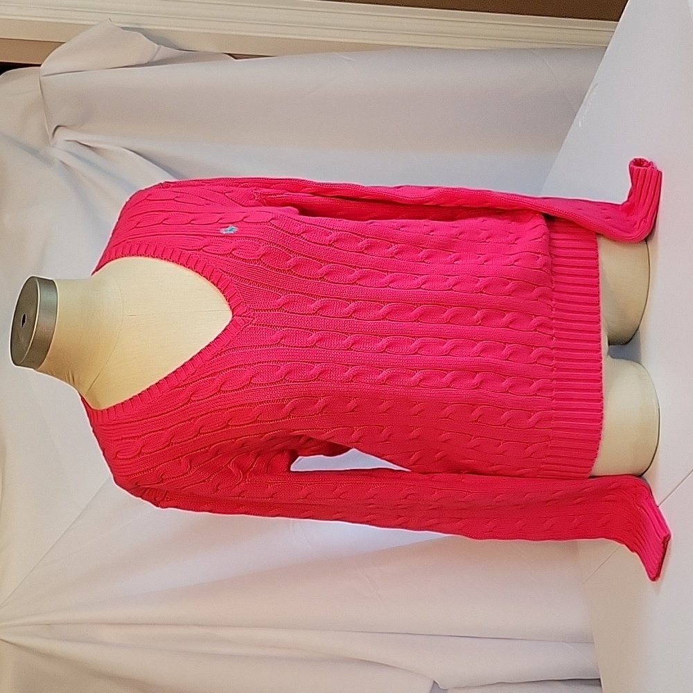 Polo Ralph Lauren Pink V-Neck Sweater